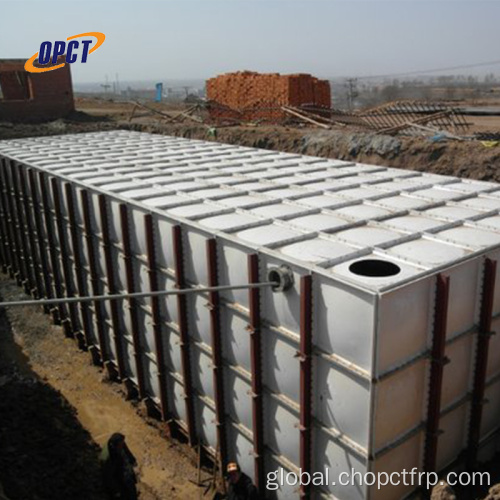 China Fire frp / grp assemblable 1000 cubic meter 1000m3 water tank Factory
